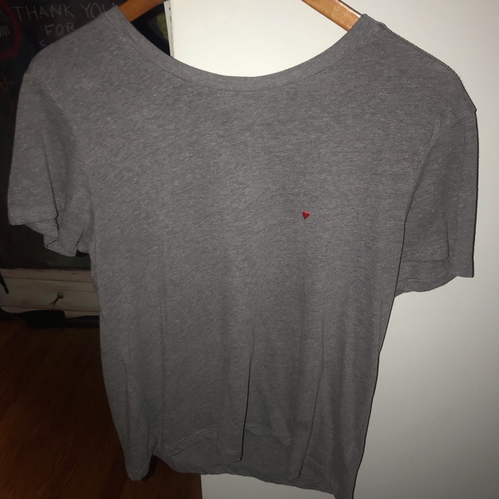 Heart grey tshirt